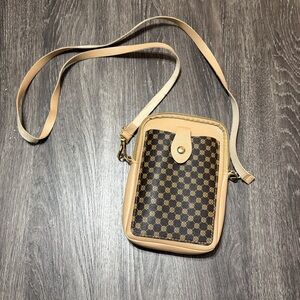 Checkered Crossbody Bag